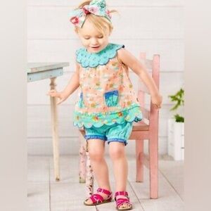 Matilda Jane flamingo & beach ball top